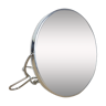 Double-sided barber mirror magnifying round