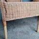 Paire de fauteuils rotin vintage