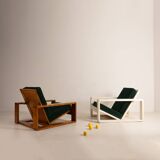 Jean royère in the style of, pair of armchairs, france, circa 1940