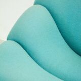 Chaise longue Artifort ABCD par Pierre Paulin (Sarcelle)