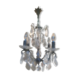 Bronze chandelier and tassels