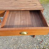 Art deco mahogany and pine table