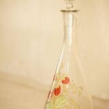 Legras (Fin XIXe siècle) - Carafe à liqueur en verre émaillé