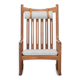 Rocking chair by Hans Olsen for Juul Kristensen in grey felt