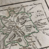 1837 - Map of ancient Italy from Illyria and Sicily