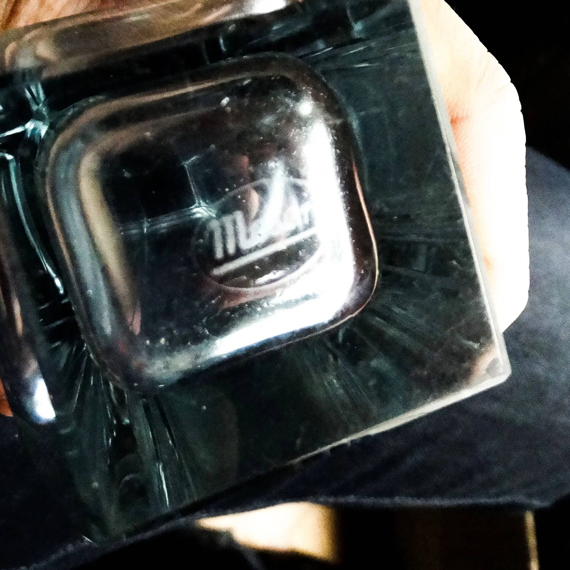 Art Deco vase, alexandrite glass, crystal, Moser, Czechoslovakia, 1930s