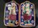 Pair of Breton wall plaques by J. C. Taburet Quimper