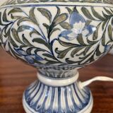 Old Hand-painted ceramic lamp