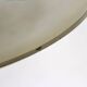 Brass and Curved Glass Ceiling Light from ESC Zukov, 1940s