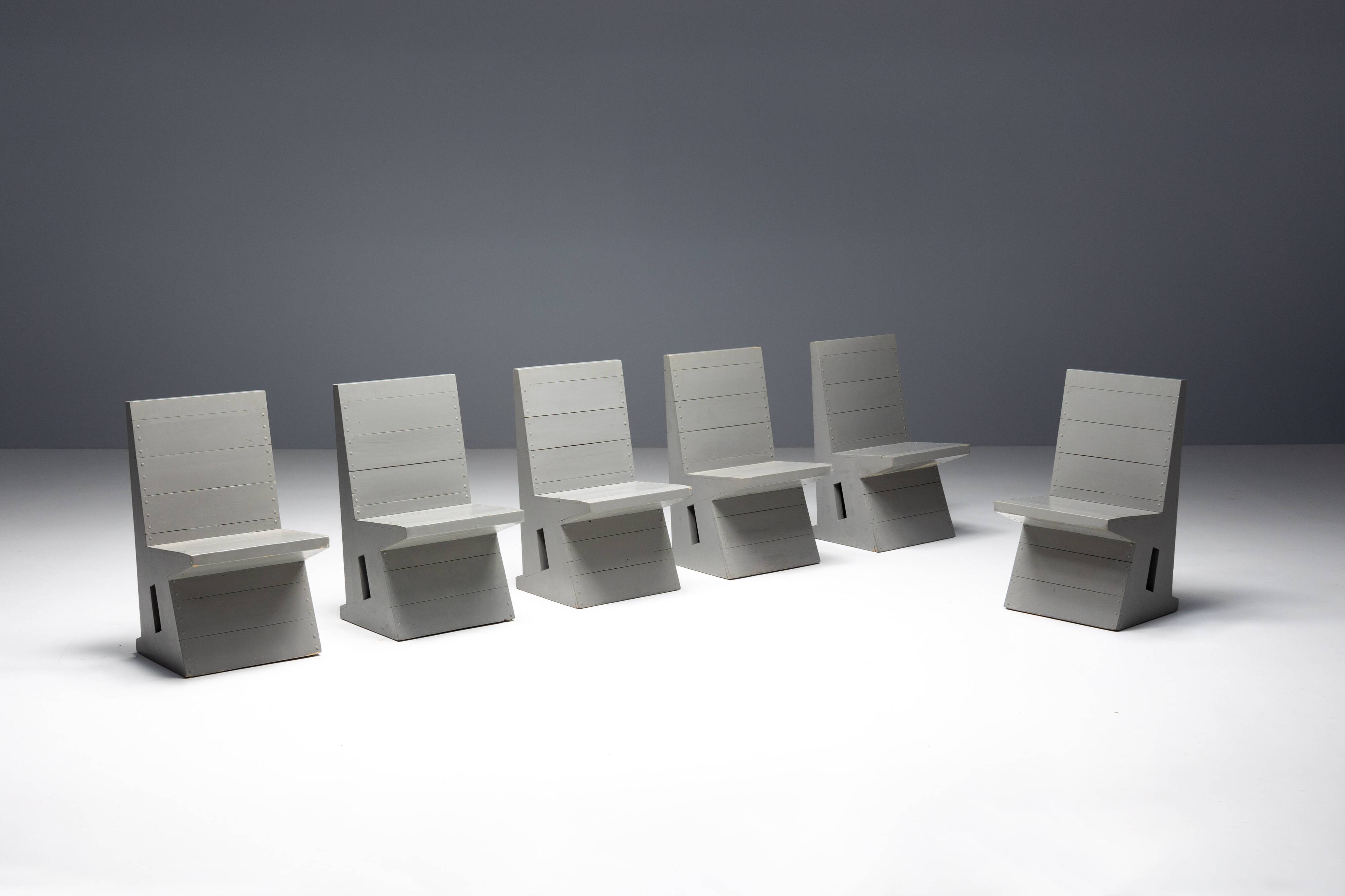 Dining Chairs by Dom Hans van der Laan, Netherlands, 1960s