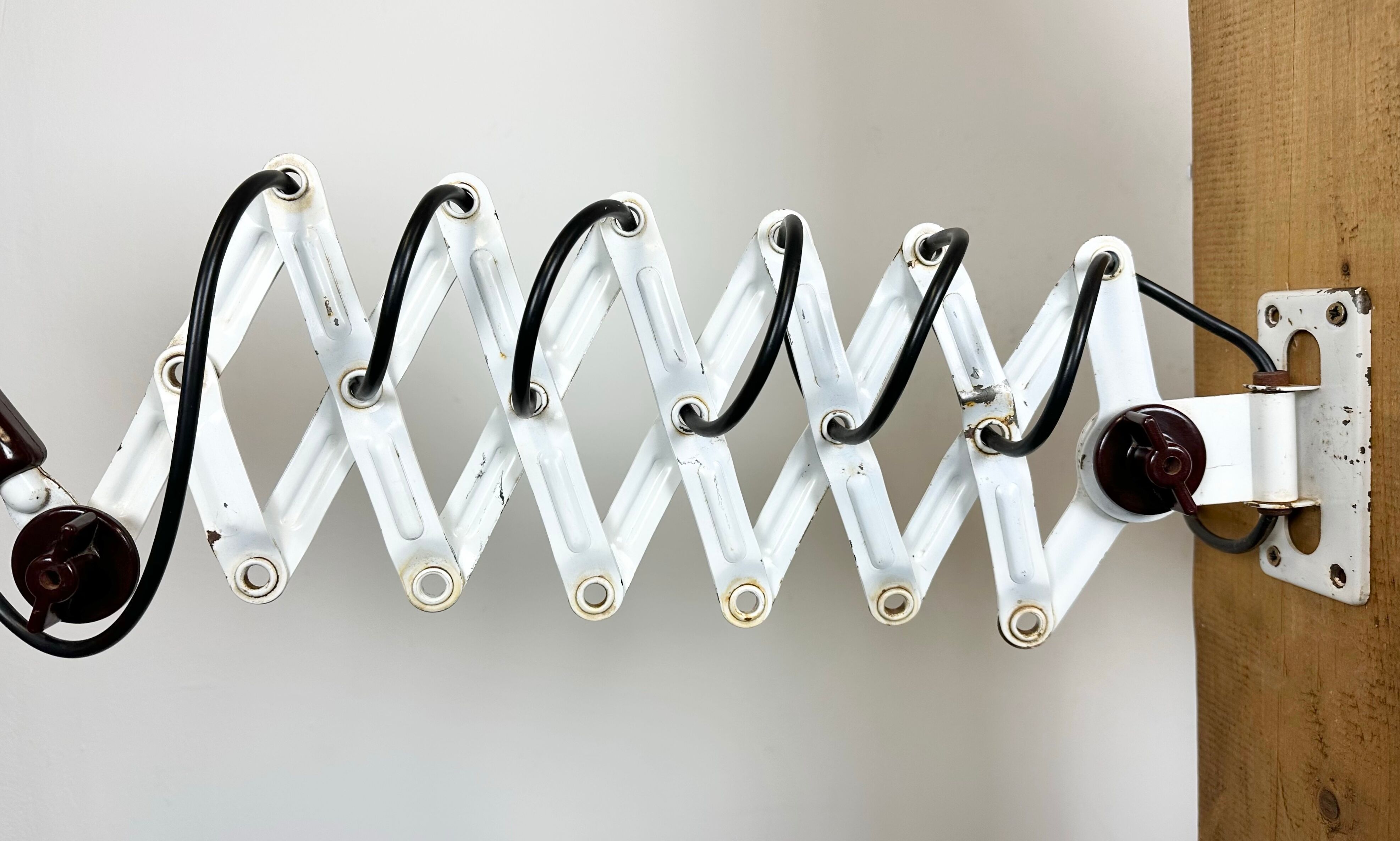 Industrial East German Scissor Lamp from VEB Zweckleuchtenbau Dresden, 1950s