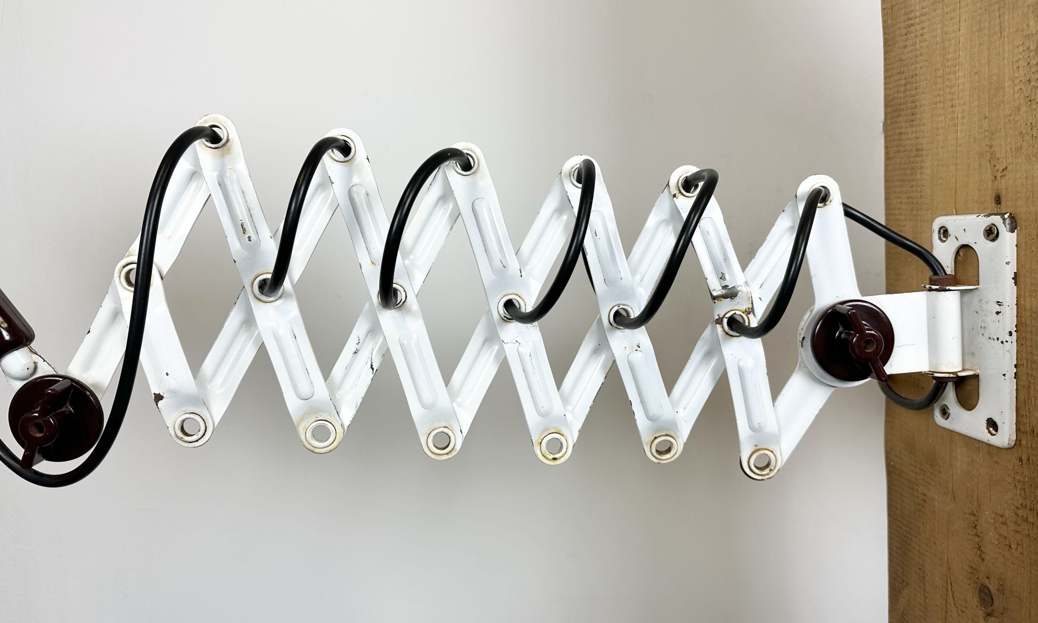 Industrial East German Scissor Lamp from VEB Zweckleuchtenbau Dresden, 1950s