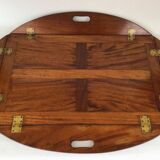 Marine coffee table mahogany "butler" top