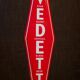 Enamelled plate advertising for the famous Belgian beer brand VEDETT (Duvel)