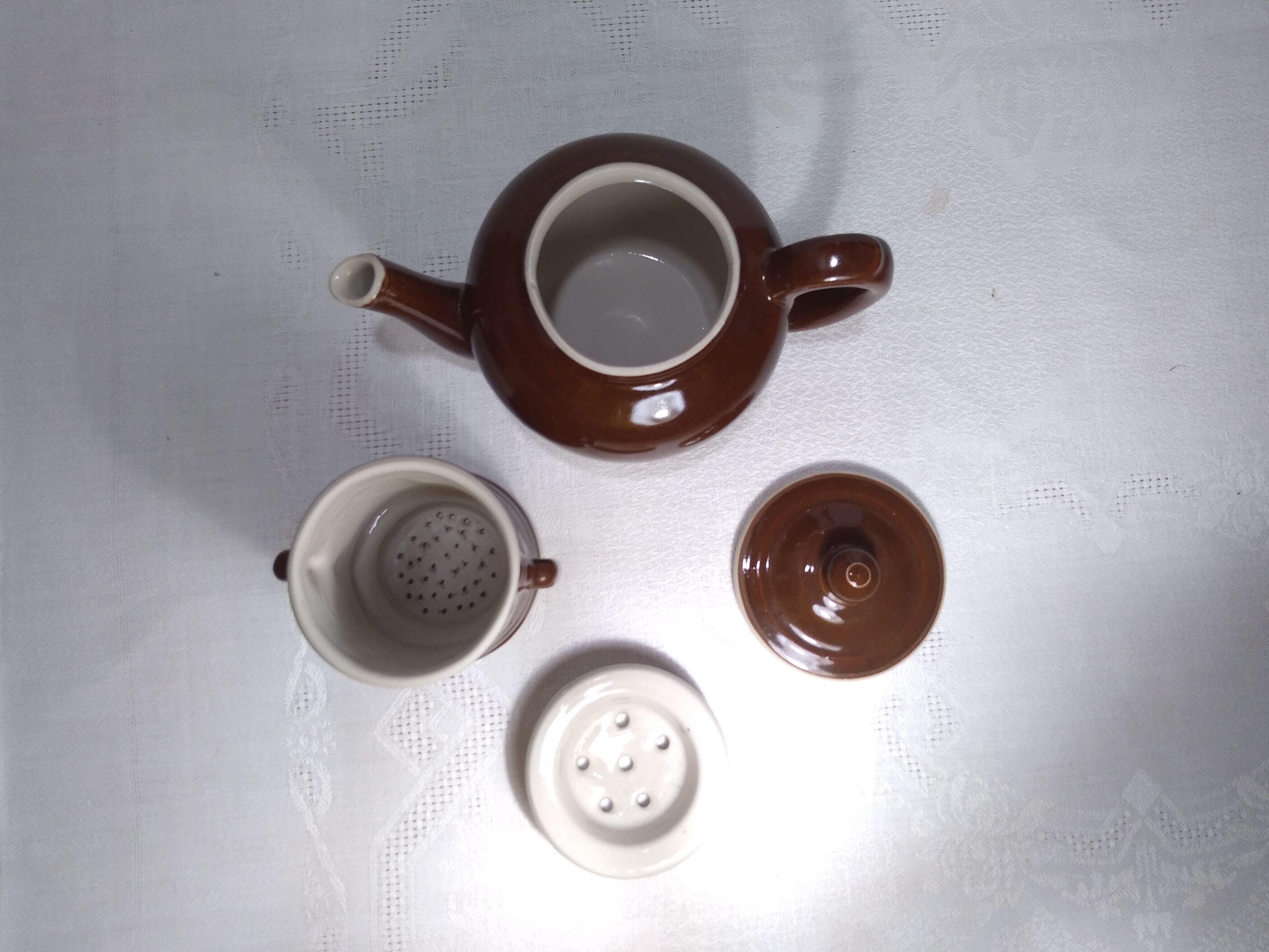 Vintage ceramic individual coffee maker