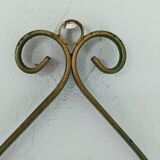 Set of 2 wrought iron hooks
