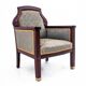 A pair of armchairs, Northern Europe, circa 1870.