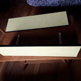 Pair tablets formica yellow vintage