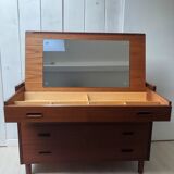 Coiffeuse scandinave en teck