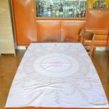 Nappe en coton rose poudré