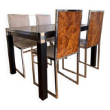 1970s dining room set – La Metal Arredo (Paderno D. Milano) – t