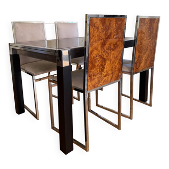 1970s dining room set – La Metal Arredo (Paderno D. Milano) – t