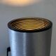 Pair of adjustable wall lights, brushed metal, France 1970
