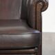 Unique sheepskin 3-seater sofa with deep colours and a distinctive design