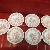 Pink English China plates