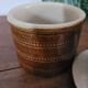 Water butter dish Berry pottery