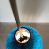 Peill and Putzler mid century vintage blue glass pendant chandelier