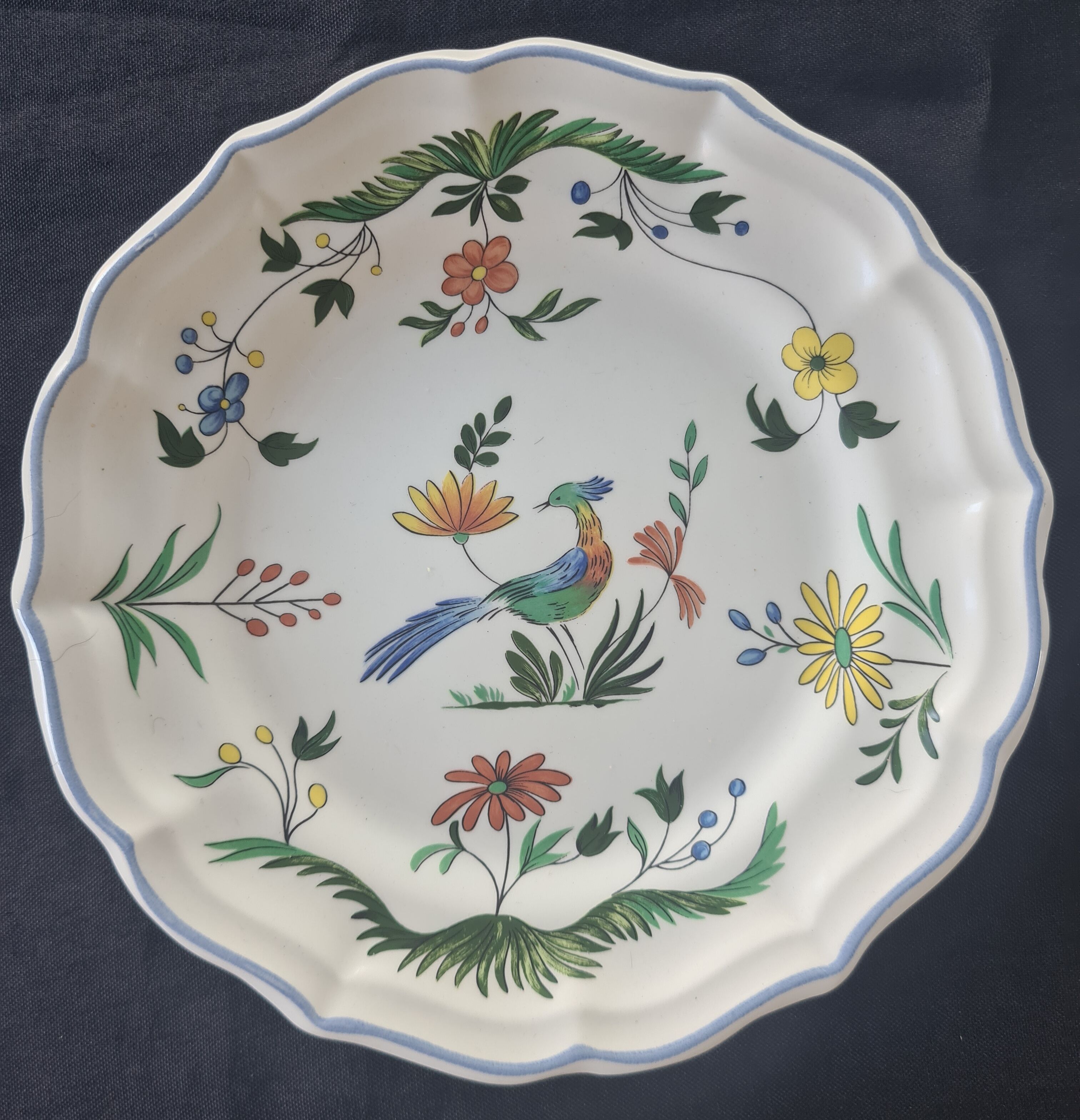 Set de 11 assiettes a dessert en porcelaine