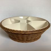 Beige and brown Emsa servant