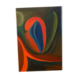 Abstract Multicolored Painting