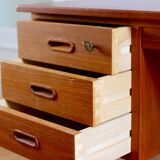 Scandinavian desk 60s teak