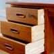 Scandinavian desk 60s teak