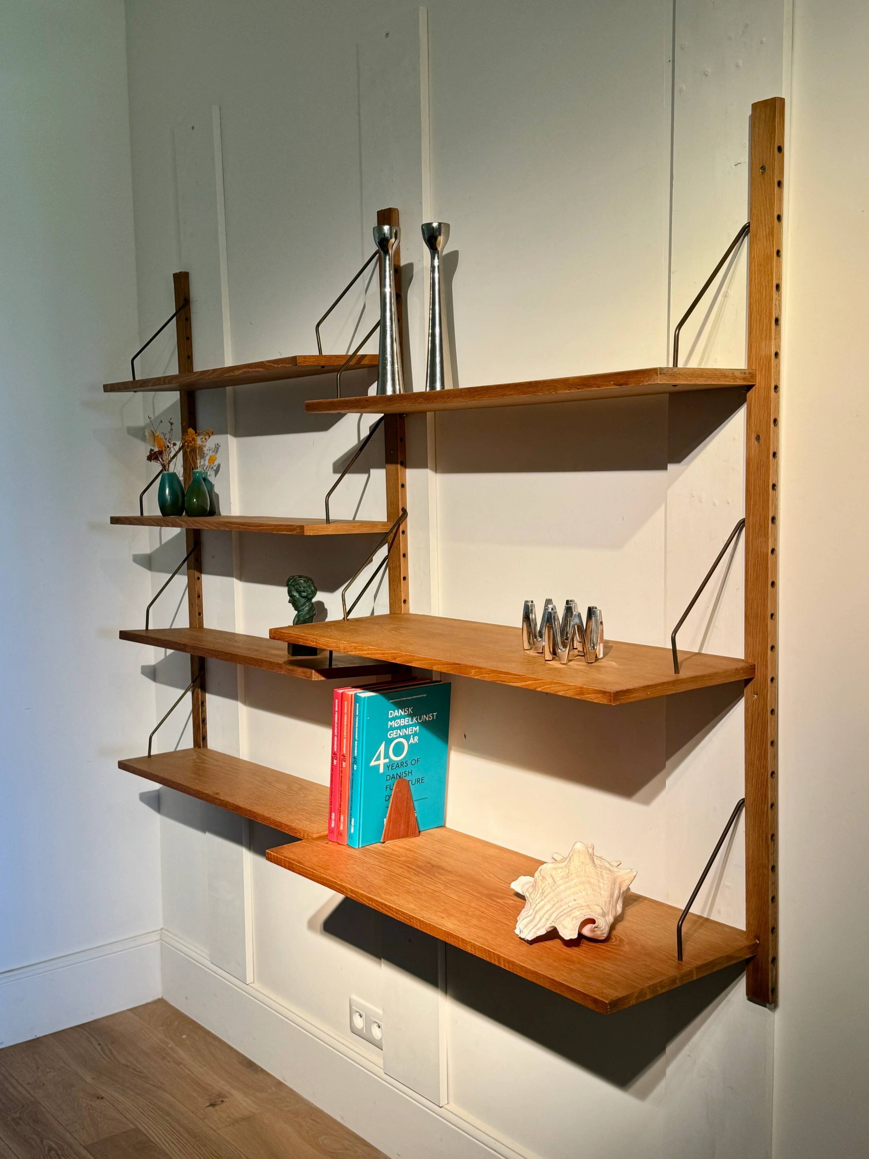 Vintage Scandinavian wall library PS System
