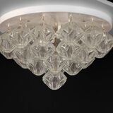 Plafonnier en verre pagode par Kalmar, Autriche, années 1960