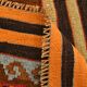 Burgundy & Red Persian Kilim Runner Rug, 75x387Cm