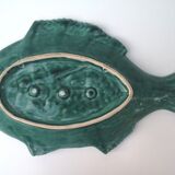 Vintage dish, slurry, fish-shaped