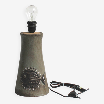 Lampe de table vintage en céramique de Dour - M.-H. Bataille - Belgique