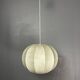Midcentury space age cocoon hanging pendant ceiling lamp, 1960s