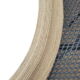Mirror oval jute thread 81x61cm
