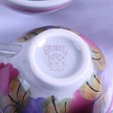 Set of 5 cups or bowls of vintage Brittany cider