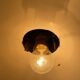 Black enamel Bauhaus factory lamp from Industria Rotterdam