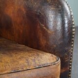 Sheepskin armchair
