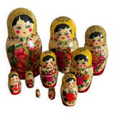 Russian dolls 10 pieces