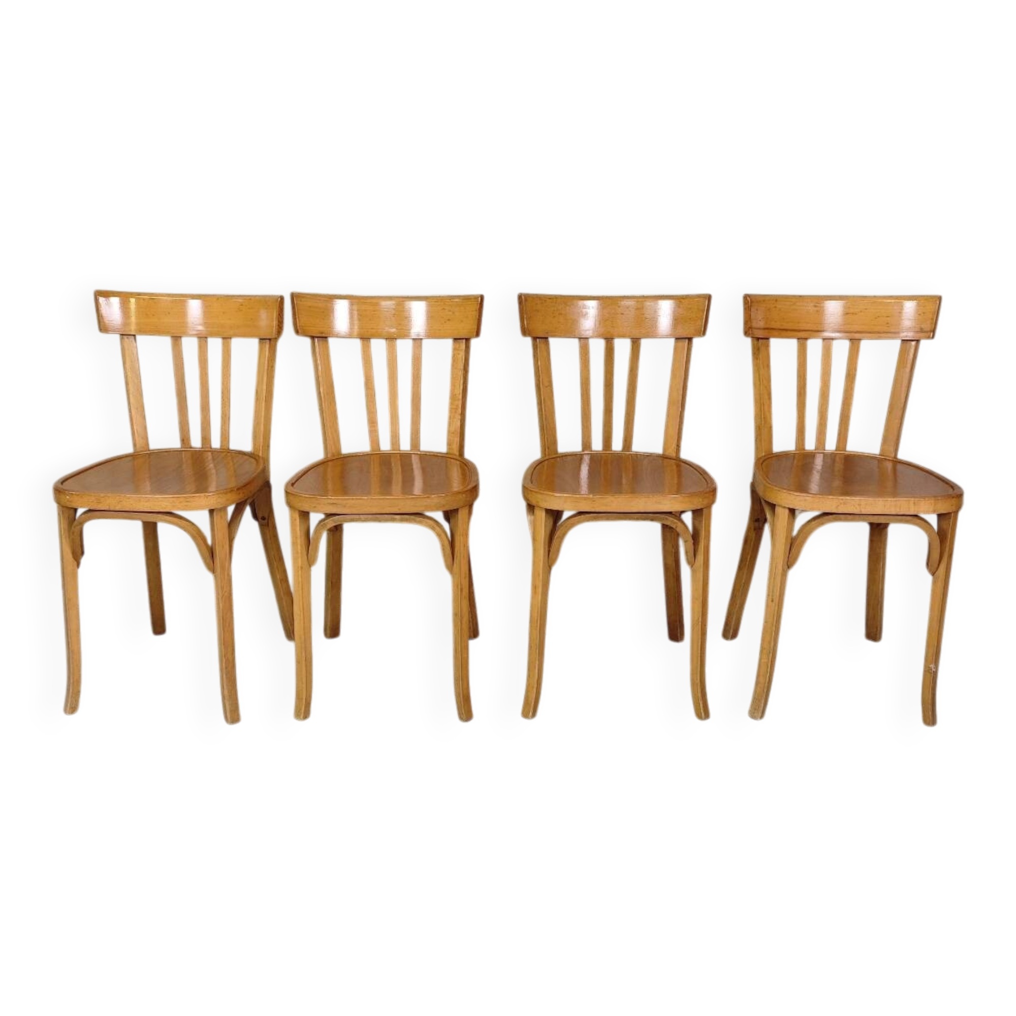 Set of 4 Baumann bistro chairs