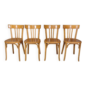 Set of 4 Baumann bistro chairs