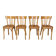Set of 4 Baumann bistro chairs